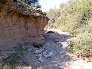 Erosion Washout, Butcher Jones Trail / Mt. Pinter Loop, Saguaro Lake