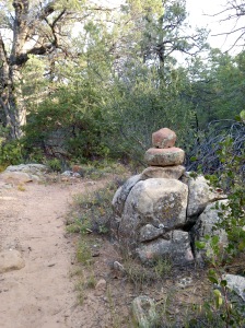 Rock Trail Cairn, Loy Canyon Trail