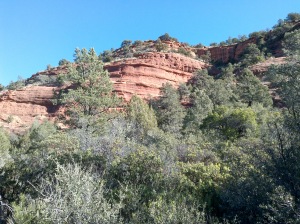 Red Rock View at Secret Canyon Trail, Sedona Arizona