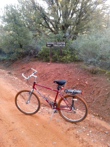 Mountain Biking to Trailhead, Secret Canyon Trail Update, Sedona, Arizona